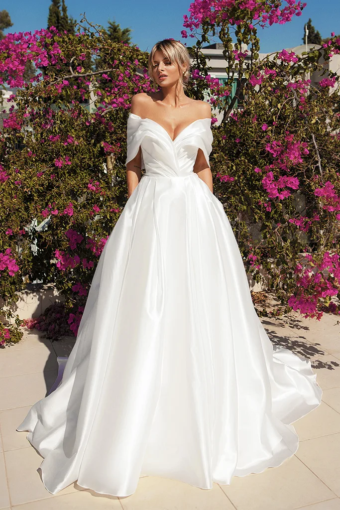 Alicia Wedding Dress Pearl Bridal